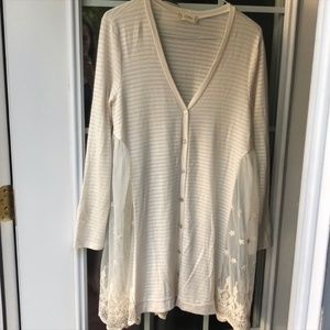 Nwt boho lace cardigan